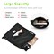 Costway Drawstring Backpack String Bag Folding Sports Sack w/Zipper Pocket Black\Blue\Green\Pink